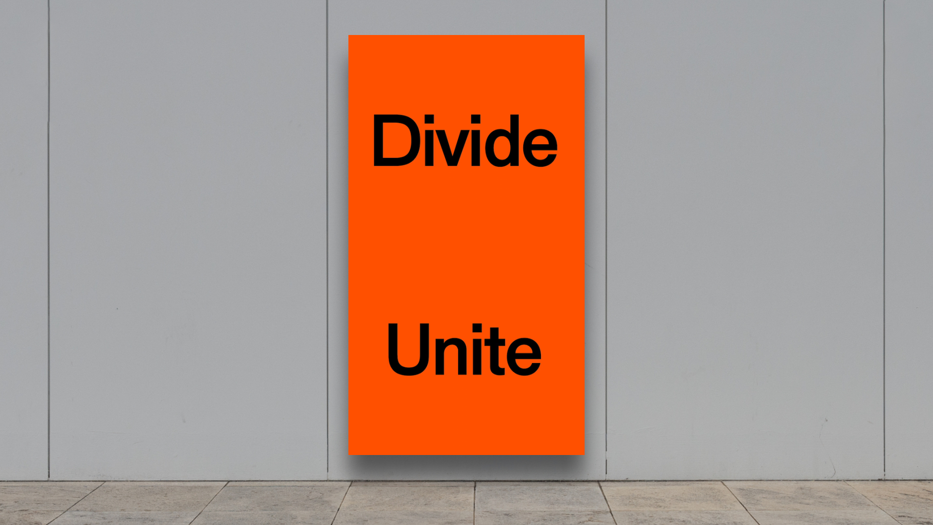 Divide Unite 16 9